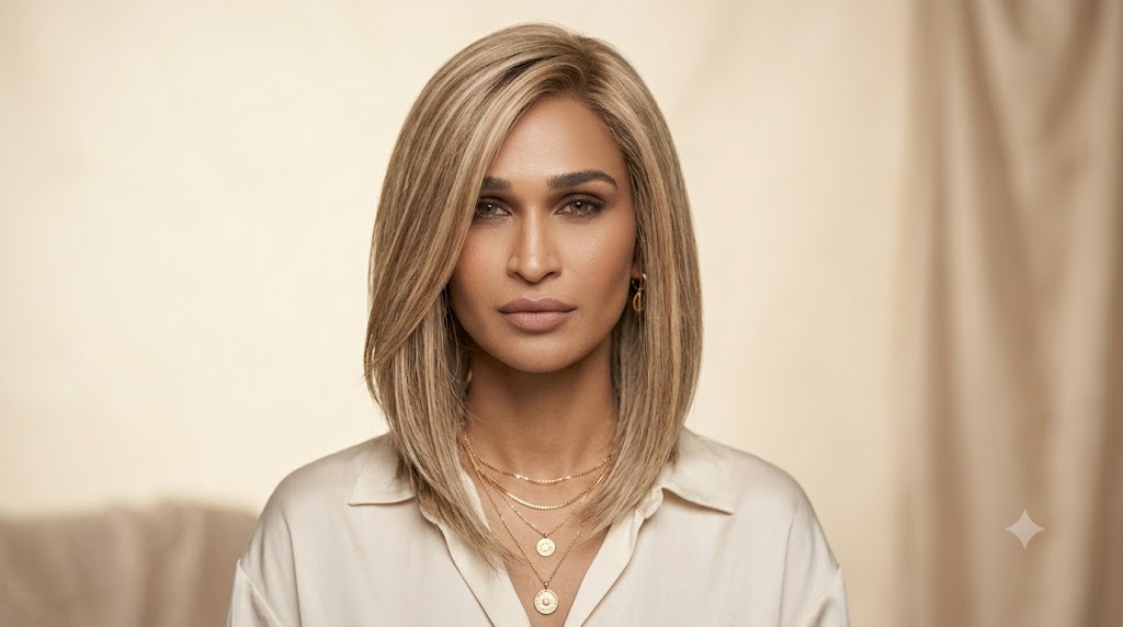The Old Money Blonde Lob