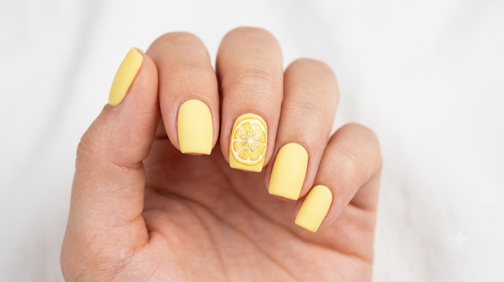 Pastel Citrus Nails