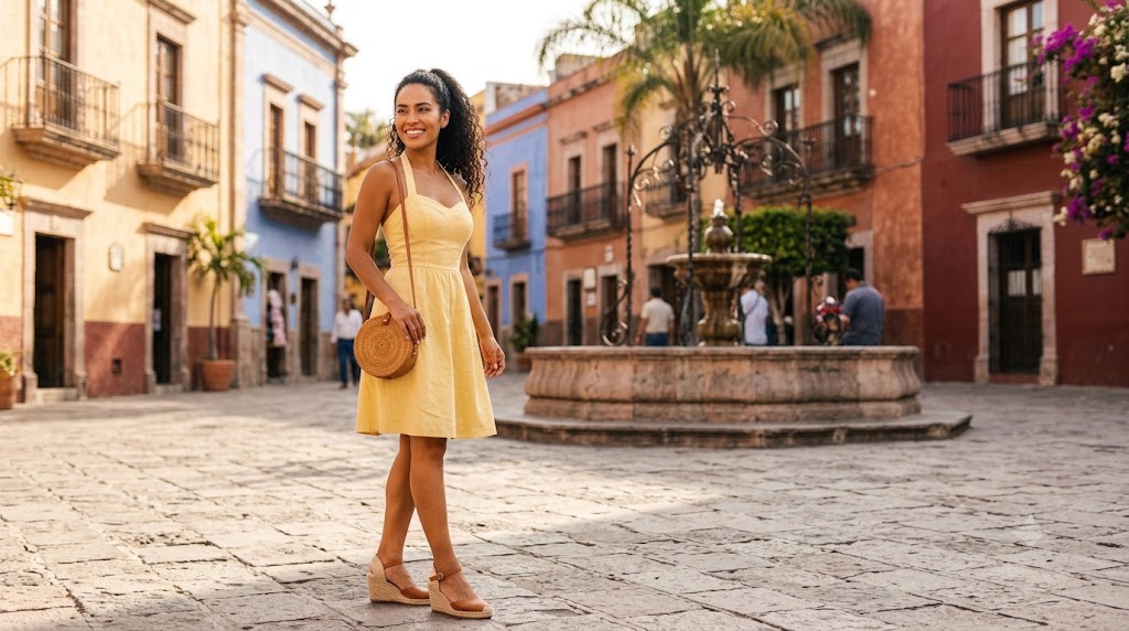 The Halter Sundress with Espadrilles