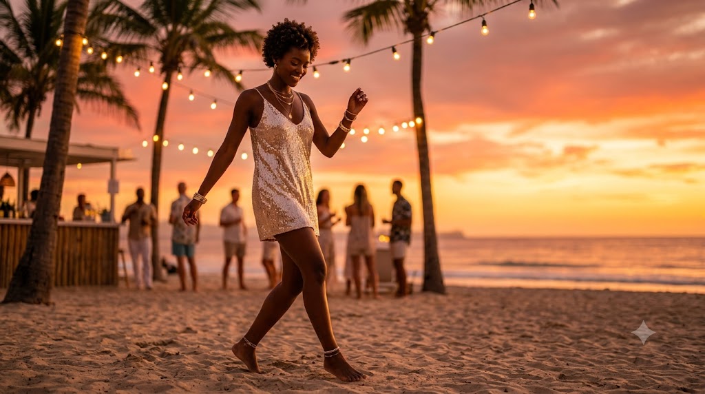 The Sequin Cover-Up for Sunset Party