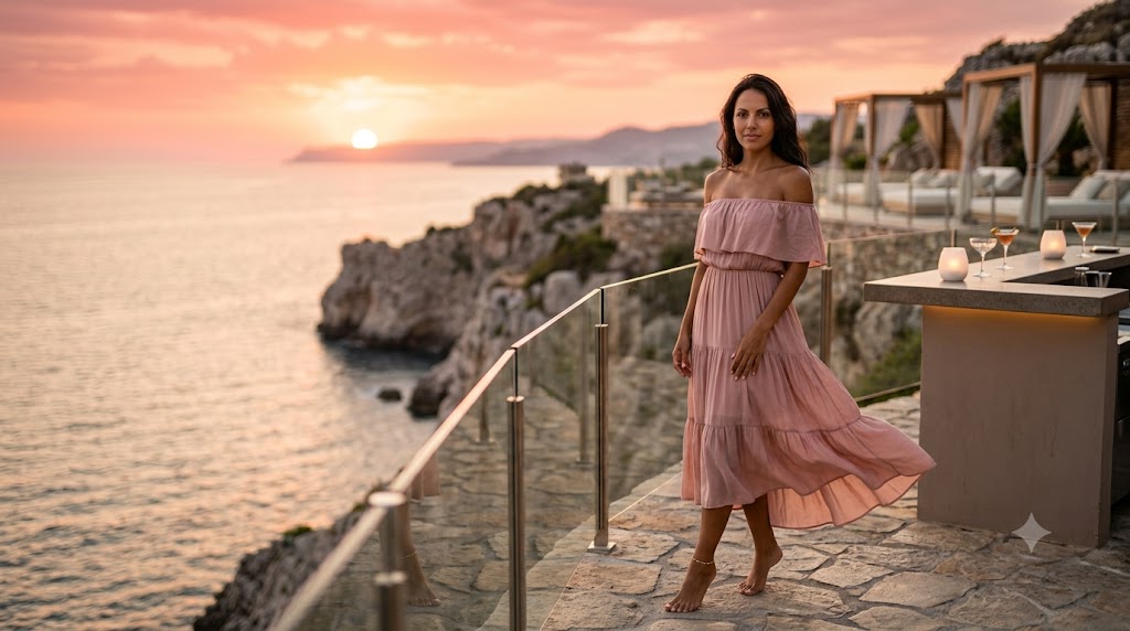 The Off-Shoulder Tiered Dress