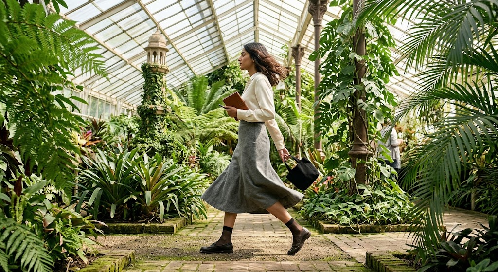 A Tailored Midi Skirt