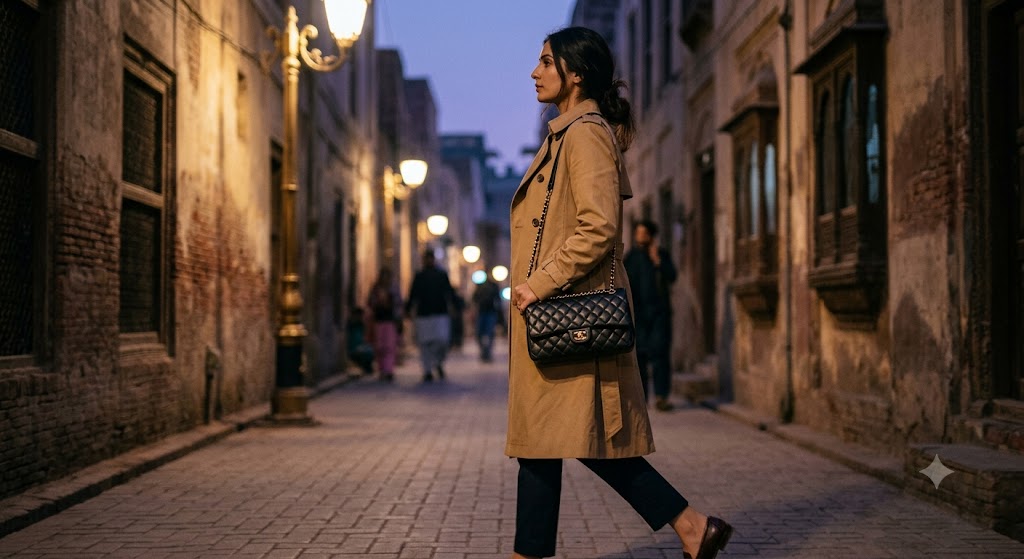 A Quilted Crossbody Bag