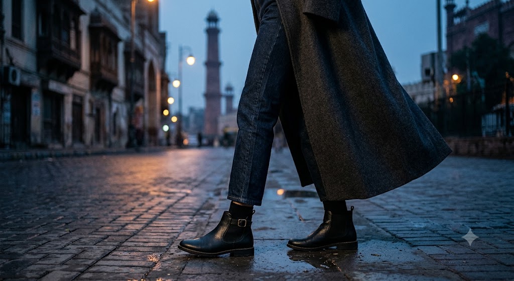Minimalist Leather Ankle Boots