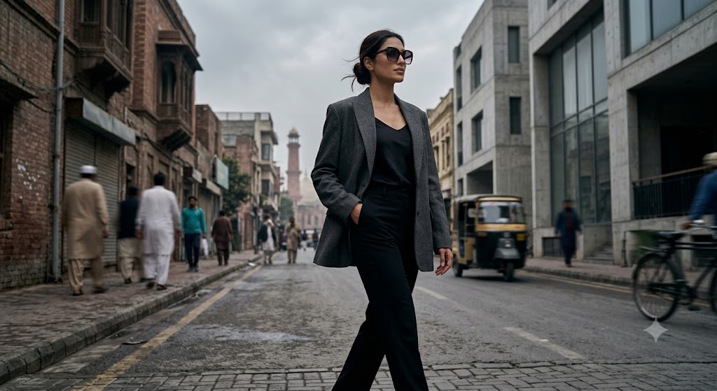 A Single-Breasted Wool Blazer
