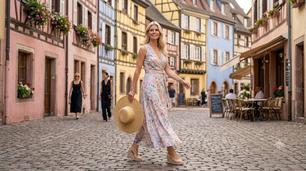 Floral Wrap Maxi Dress