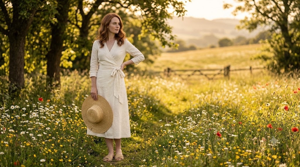 The Countryside Escape Wrap Dress