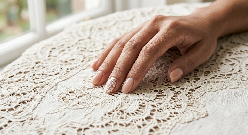 Doily Lace Nail Art