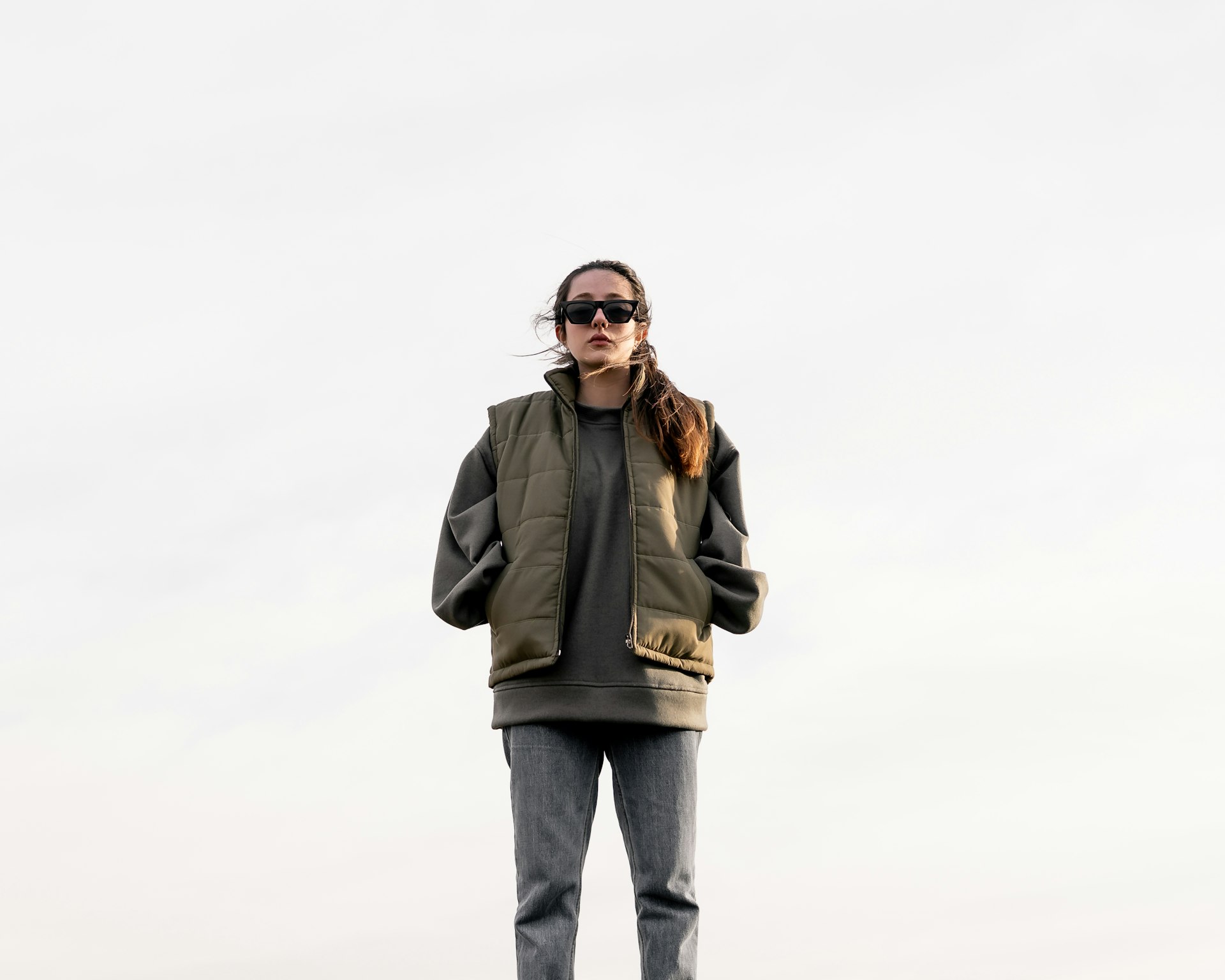 Cargo Pants with a Structured Crop Vest