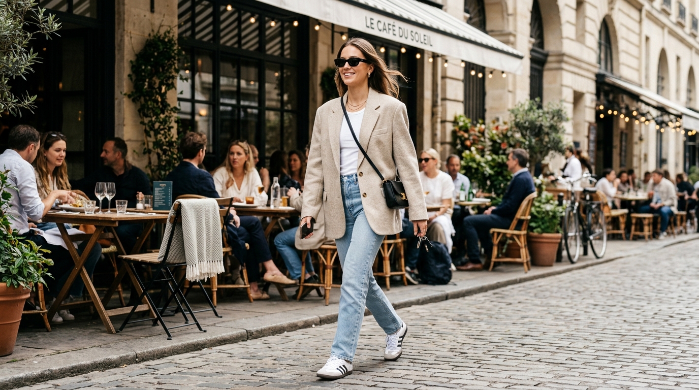 Oversized Blazer & Denim