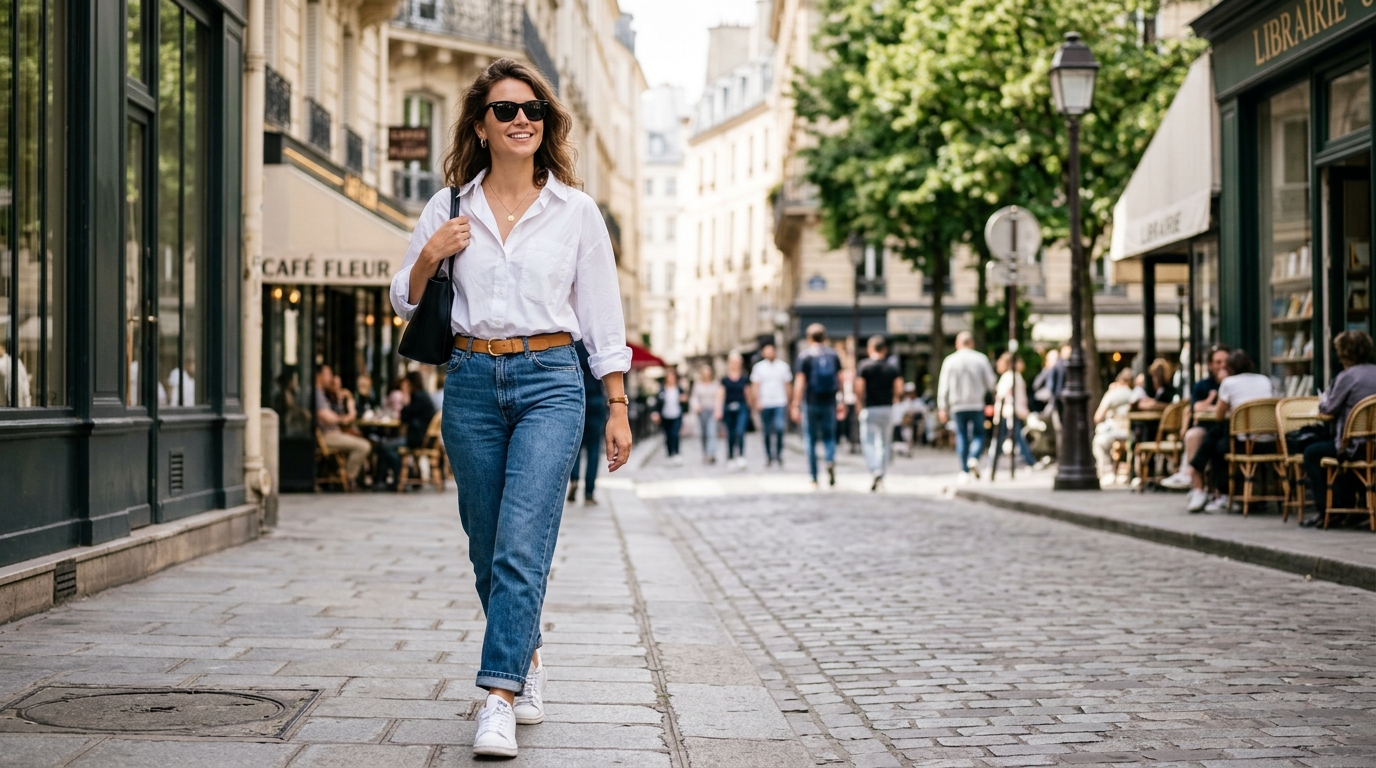 Denim & White Perfection