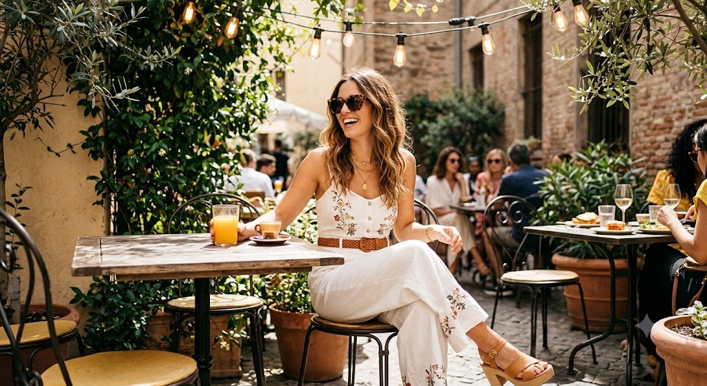 White Boho Jumpsuit for a Chic Brunch Date