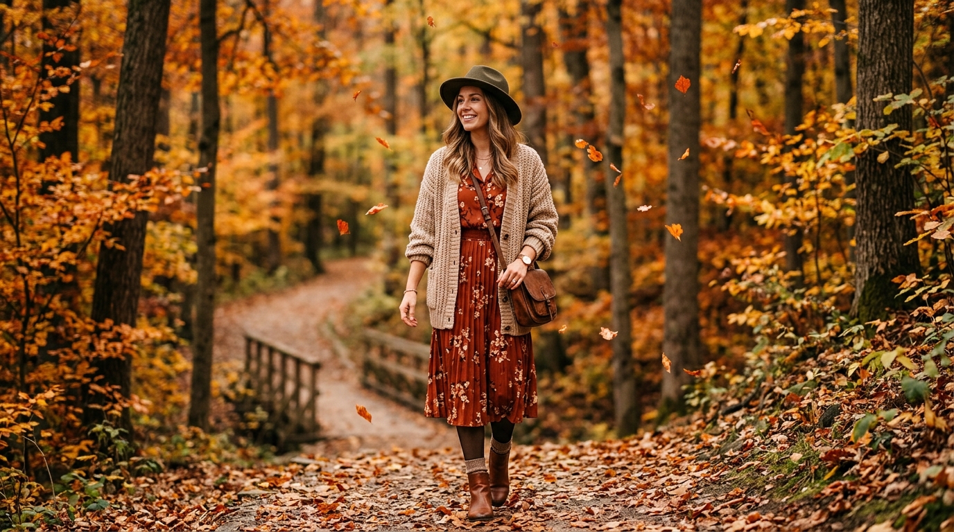 Earth Tone Layered Outfit