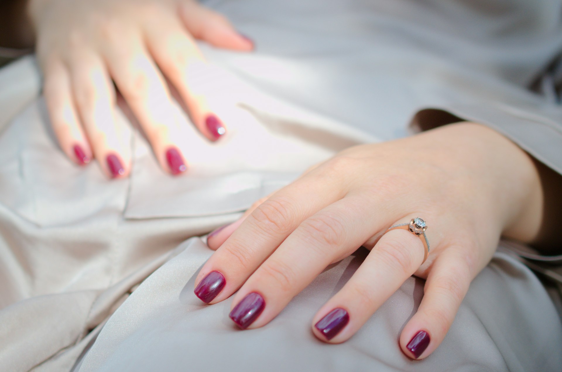Lavender Lemonade Swirl Nails