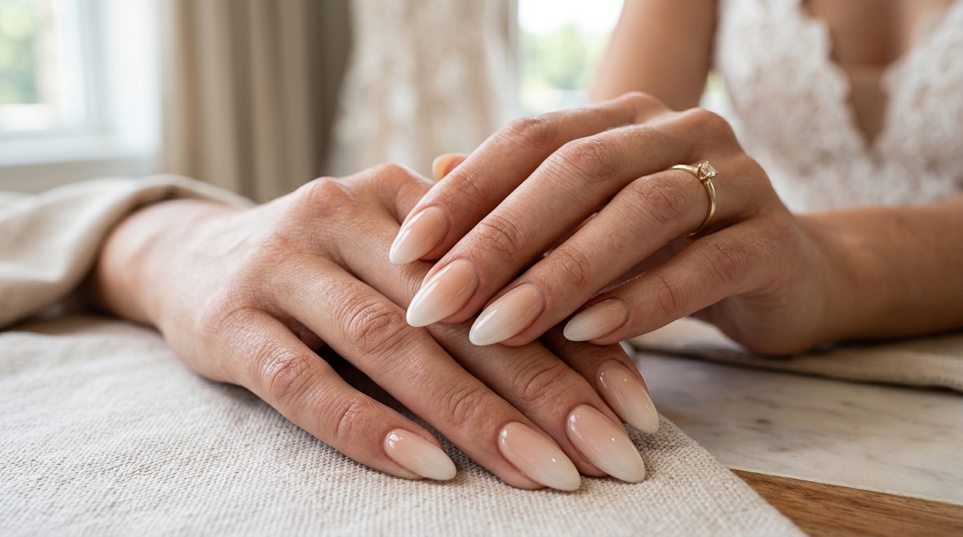 Neutral Ombre Nails
