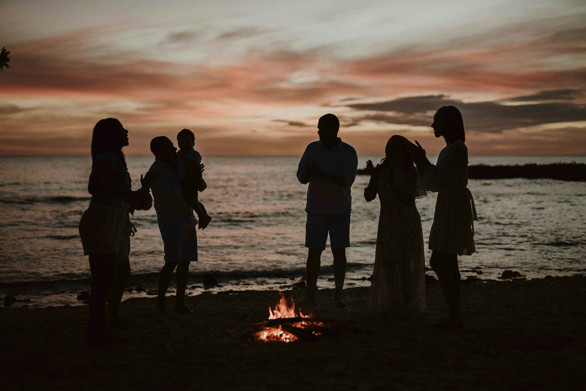 Boho Beach Bonfire Night with a Denim Vest